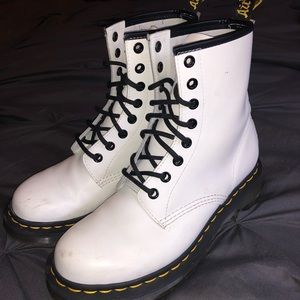 White Doc martens
